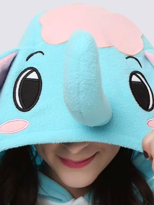 Combinaison Pyjama Pour Femme "Éléphant Bleu" | Pyjama Shop