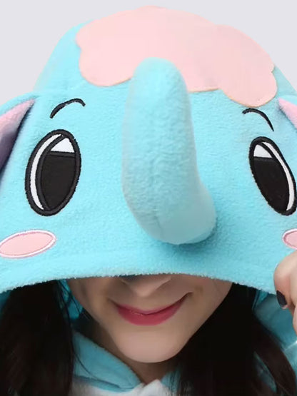 Combinaison Pyjama Pour Femme "Éléphant Bleu" | Pyjama Shop