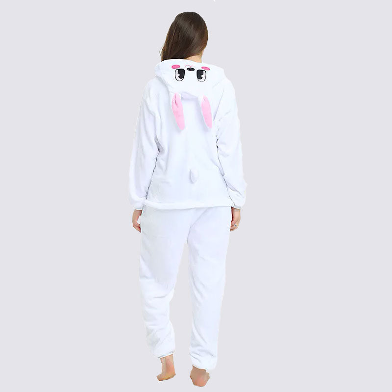 Combinaison Pyjama Femme "Lapin Blanc" | Pyjama Shop