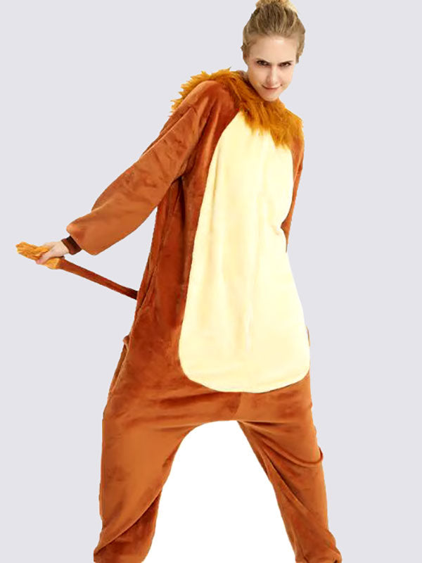 Combinaison pyjama roi lion femme sale