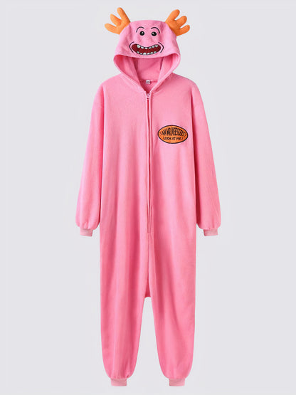 Combinaison Pyjama Pour Femme "Mme Meeseeks Rose" | Pyjama Shop