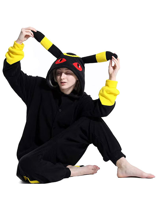 Combinaison Pyjama Femme "Noctali Umbréon Jaune" | Pyjama Shop