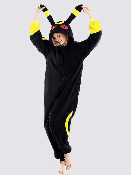 Combinaison Pyjama Femme "Noctali Umbréon Jaune" | Pyjama Shop