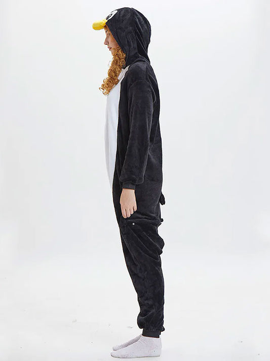 Combinaison Pyjama Femme "Penguin Noir" | Pyjama Shop