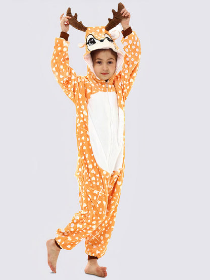 Combinaison Pyjama Pour Fille "Cerf" | Pyjama Shop