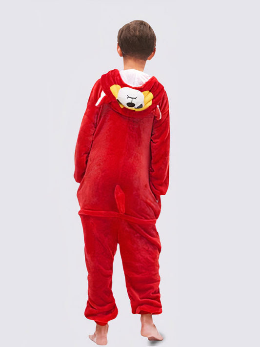 Combinaison Pyjama Pour Garçon "Ourson Rouge" | Pyjama Shop