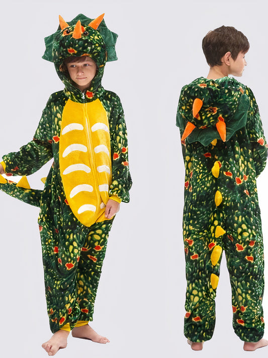 Combinaison Pyjama Pour Garçon "Tricératops" | Pyjama Shop