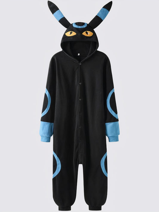 Combinaison Pyjama Pour Homme "Chat Nocturne Bleu" | Pyjama Shop