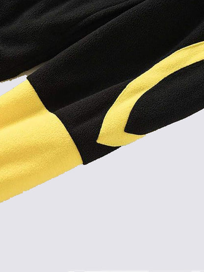 Combinaison Pyjama Pour Homme "Chat Nocturne Jaune" | Pyjama Shop