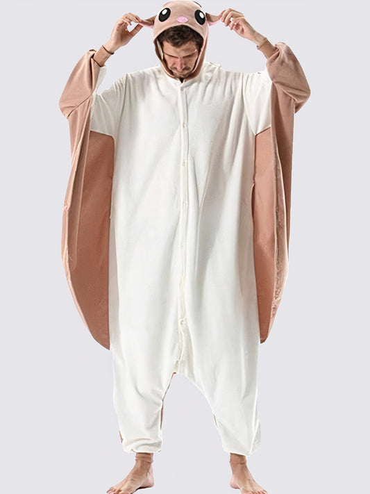 Combinaison Pyjama Pour Homme "Écureuil-Volant"