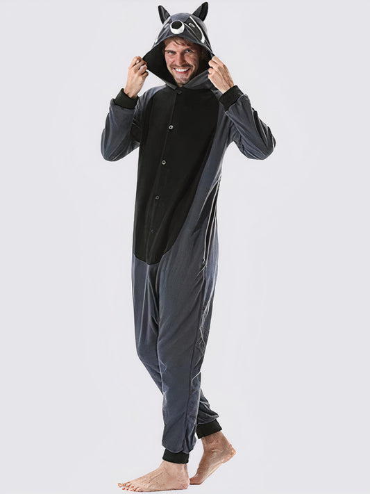 Combinaison Pyjama Pour Homme "Raton Laveur" | Pyjama Shop