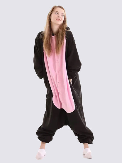 Grenouillère Pour Femme "Cochon Noir" | Pyjama Shop