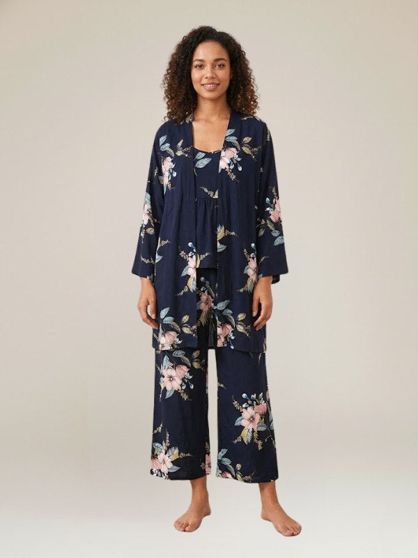 Joli Pyjama Pour Femme 3 Pièces "Aurore Boréale" | Pyjama Shop