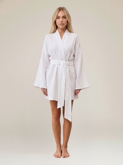 Kimono Robe de Chambre Pour Femme "Caresse du Matin" | Pyjama Shop