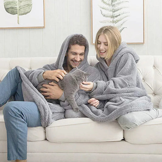 Plaid Polaire Pull | Pyjama Shop
