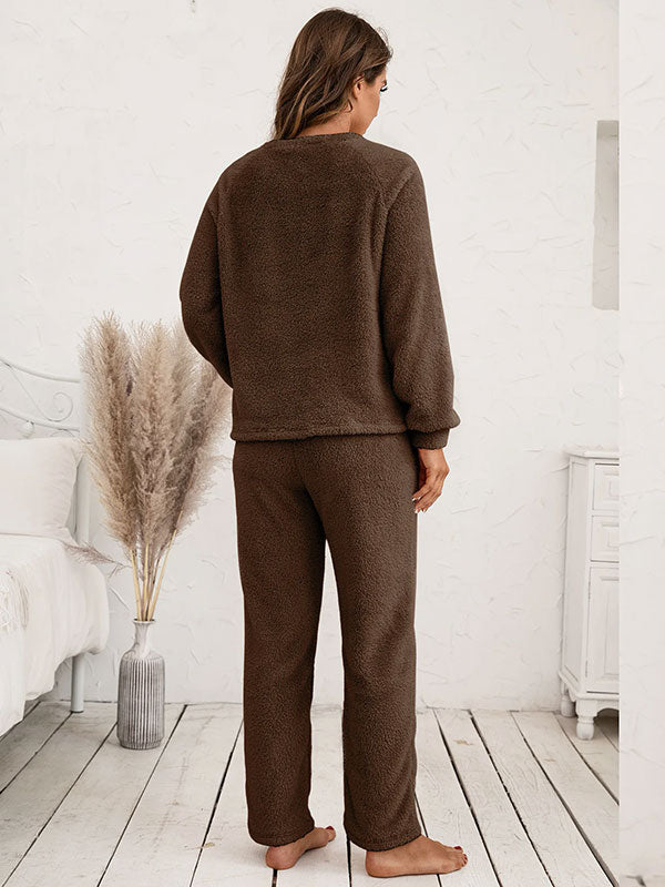 Pyjama d'Hiver Chaud en Flanelle Pour Femme "Eden Polaire" | Pyjama Shop