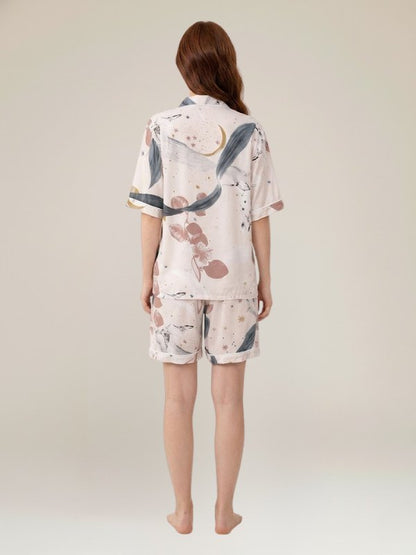 Pyjama Chemise Pour Femme 2 Pièces "Rayon De Lune" | Pyjama Shop