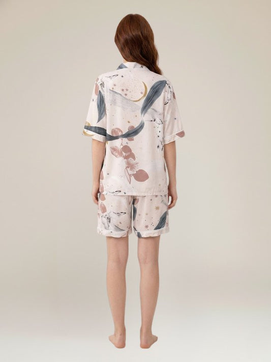 Pyjama Chemise Pour Femme 2 Pièces "Rayon De Lune" | Pyjama Shop