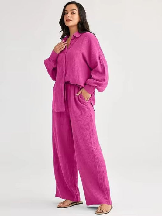 Pyjama En Coton Pour Femme "Écho de Lune" | Pyjama Shop