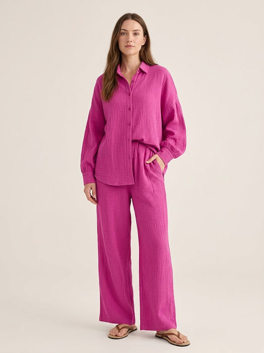Pyjama En Coton Pour Femme "Écho de Lune" | Pyjama Shop