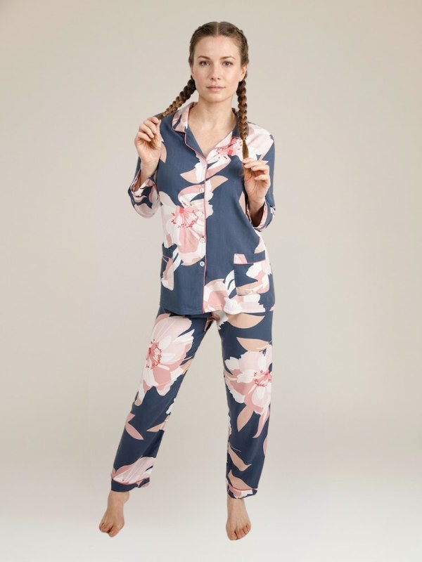Pyjama Deux Pièces Pour Femme "Éden Floral" | Pyjama Shop