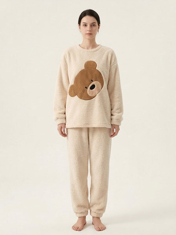 Pyjama Polaire Douillet Pour Femme "Ourson" | Pyjama Shop