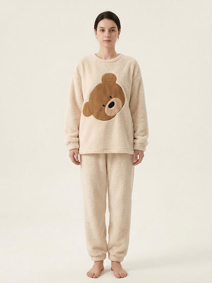 Pyjama Polaire Douillet Pour Femme "Ourson" | Pyjama Shop