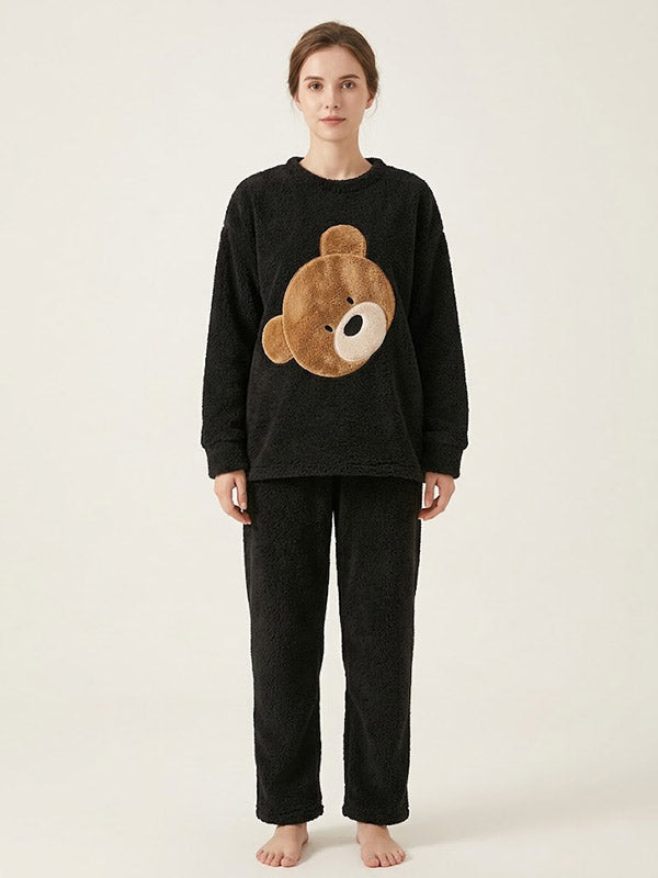 Pyjama Polaire Douillet Pour Femme "Ourson" | Pyjama Shop