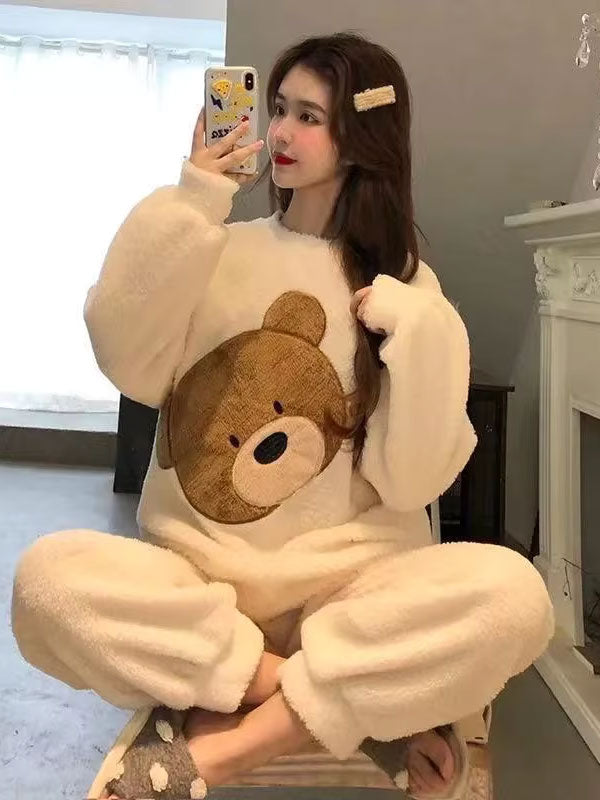 Pyjama Douillet Pour Femme "Ourson" | Pyjama Shop