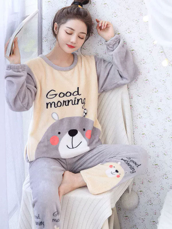 Pyjama Polaire Doux Pour Femme "Cocon de Neige" | Pyjama Shop