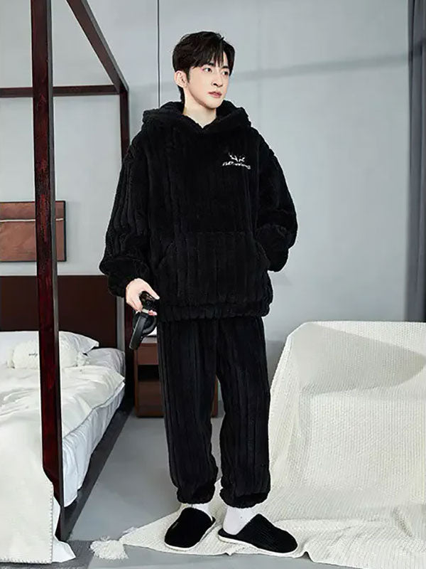 Pyjama En Polaire Pour Homme "Brise du Nord" | Pyjama Shop