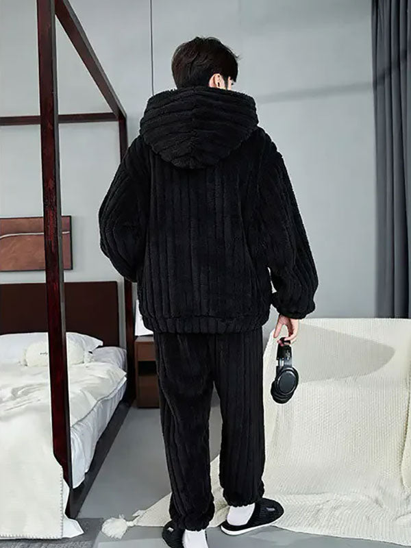 Pyjama En Polaire Pour Homme "Brise du Nord" | Pyjama Shop