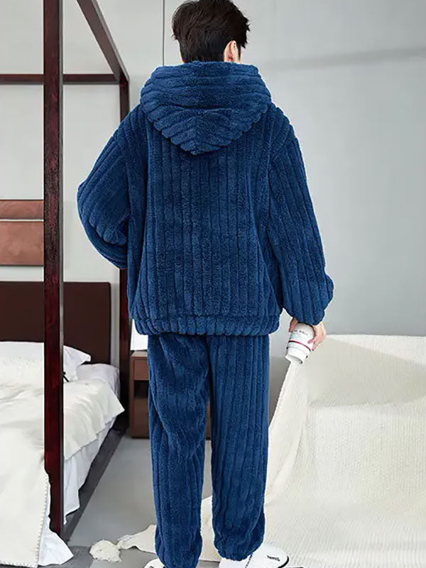 Pyjama En Polaire Pour Homme "Brise du Nord" | Pyjama Shop