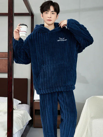 Pyjama En Polaire Pour Homme "Brise du Nord" | Pyjama Shop