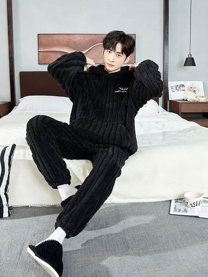 Pyjama En Polaire Pour Homme "Brise du Nord" | Pyjama Shop