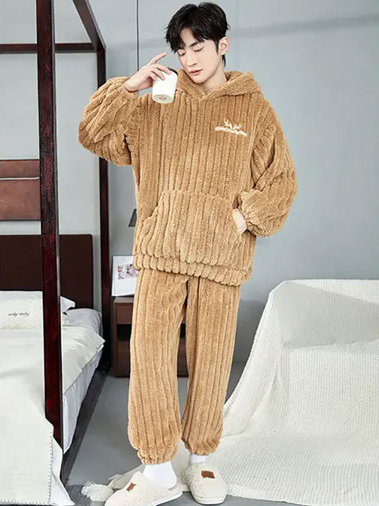 Pyjama En Polaire Pour Homme "Brise du Nord" | Pyjama Shop