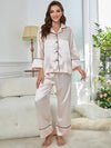 Pyjama En Satin &quot;Nacre Étoilée&quot; | Pyjama Shop