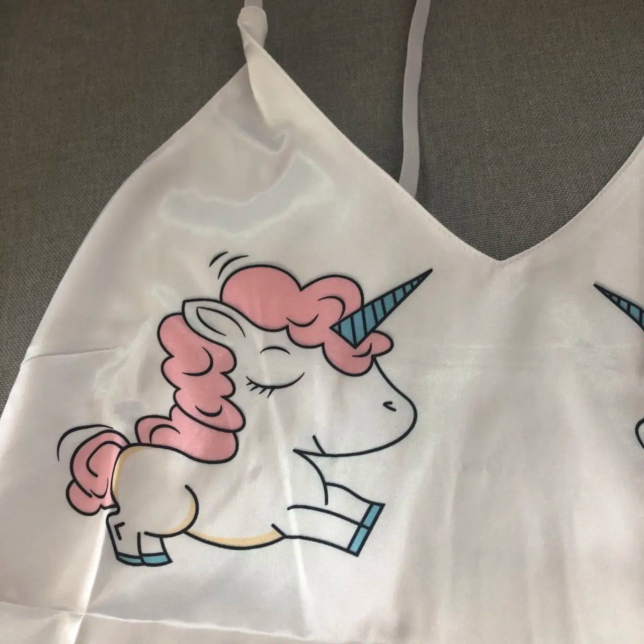 Pyjama En Satin "Licorne Rose" | Pyjama Shop