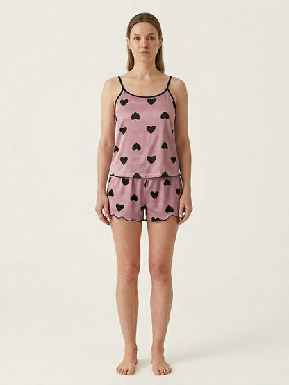 Pyjama En Satin "Rosée d'Amour" | Pyjama Shop​