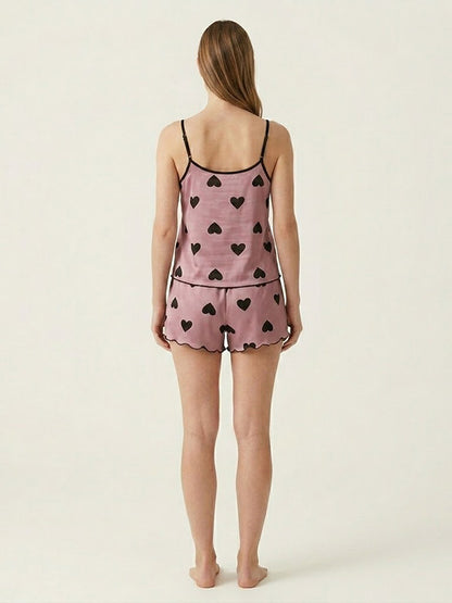 Pyjama En Satin "Rosée d'Amour" | Pyjama Shop​