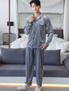 Pyjama En Velours Pour Homme &quot;Velours Hivernal&quot;