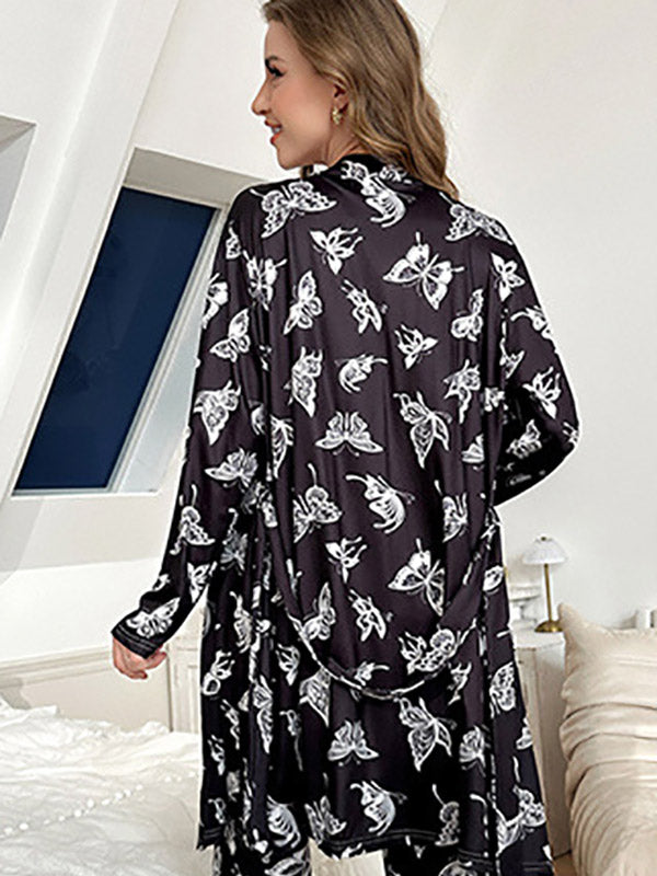 Pyjama Pour Femme 3 Pièces "Saphir Éthéré" | Pyjama Shop