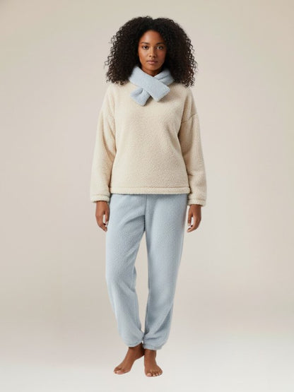 Pyjama Pour Femme Chaud Polaire "Flocon de Douceur" | Pyjama Shop