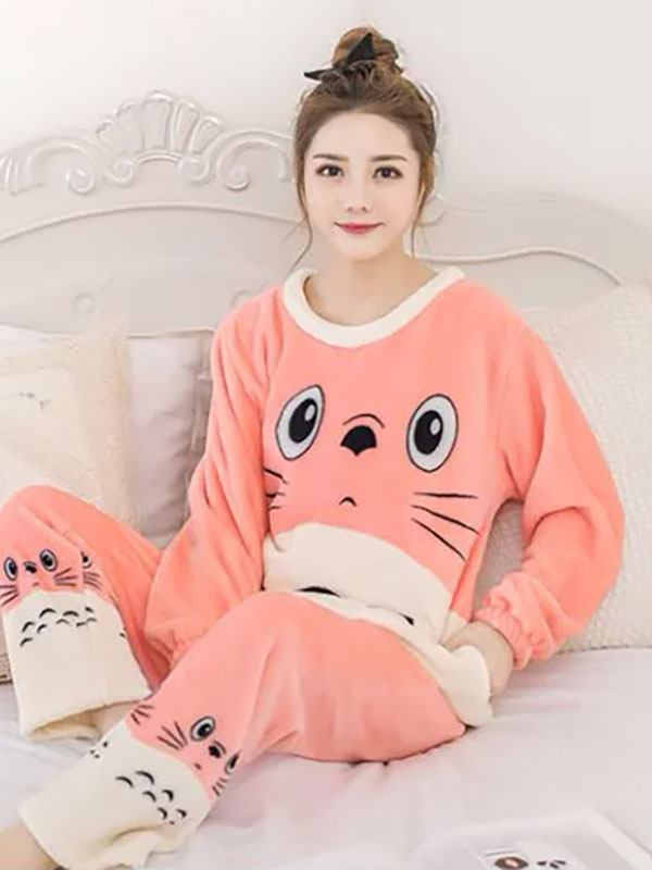 Pyjama D'hiver Chaud Pour Femme "Tendresse Polaire" | Pyjama Shop