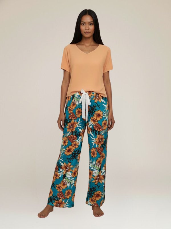 Joli Pyjama Pour Femme "Sous les Tropiques" | Pyjama Shop
