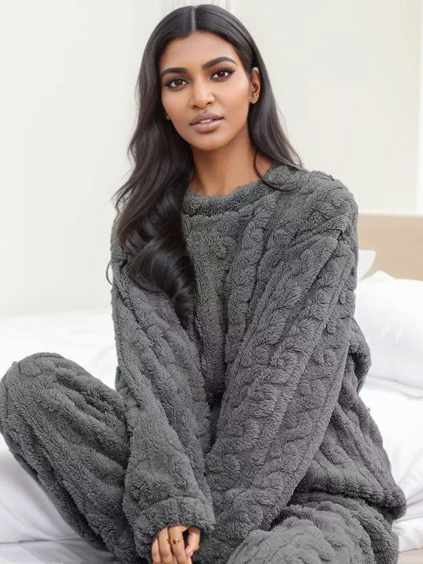 Hiver Chaud Surpyjama Femme Polaire Femme Hiver Veste De Pyjama