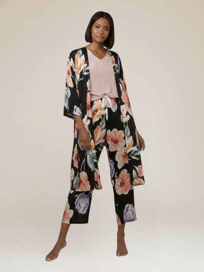 Pyjama Pour Femme Avec Veste "Mystère de Lys" | Pyjama Shop