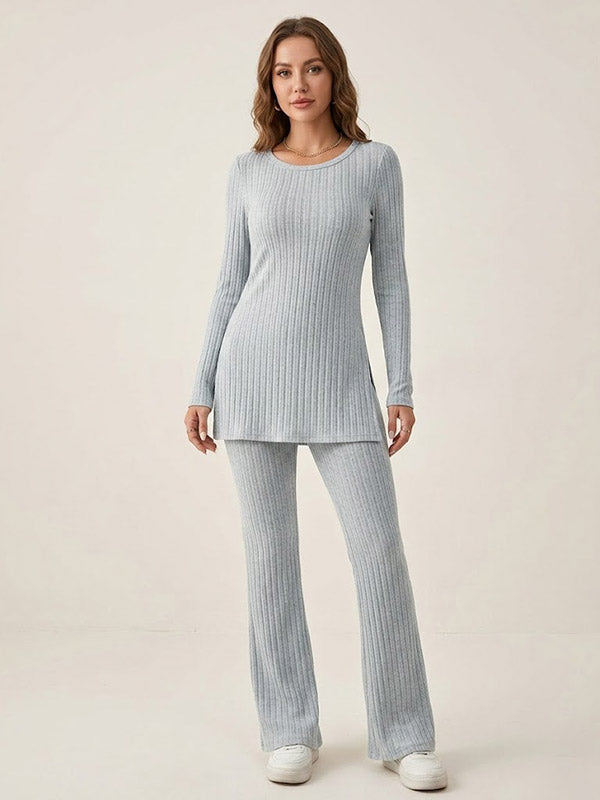 Pyjama D'hiver Gris Pour Femme "Calme Lunaire" | Pyjama Shop