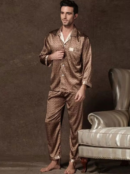 Pyjama Pour Homme Classe "Élégance Nocturne" | Pyjama Shop