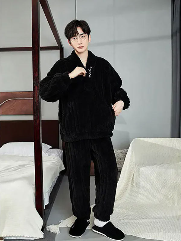 Pyjama Polaire Chaud Pour Homme "Polaire Douillet" | Pyjama Shop